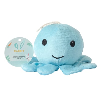 Esponja De Baño Rabbit Pulpo 1 Unidad