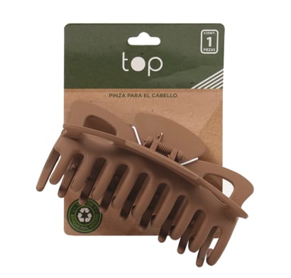 Pinza Para El Pelo Top Eco Nude 1 Unidad Colores Surtidos