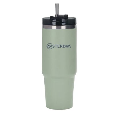 Vaso Térmico Amsterdam Con Sorbito Verde