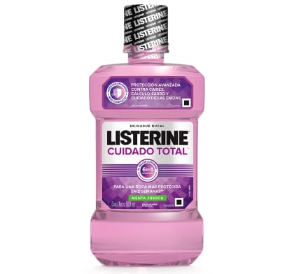 Enjuague Bucal Listerine Cuidado Total Zero Alcohol 500 Ml