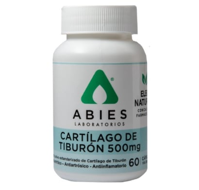 Cartilago 500 Mg 60 Abies Cápsulas