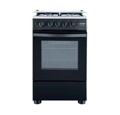 Cocina James C 506 Mnt A Gas 4 Hornallas Negra 