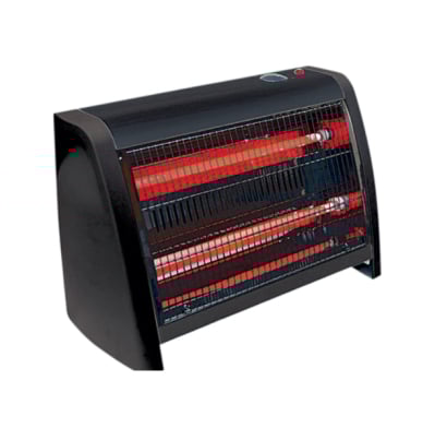Estufa Eléctrica James Turbocalefactor Color Negro