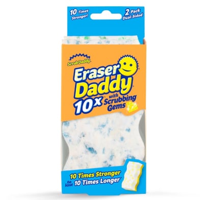 Set Esponja De Limpieza Scrub Daddy Con Borrador 2 Unidades