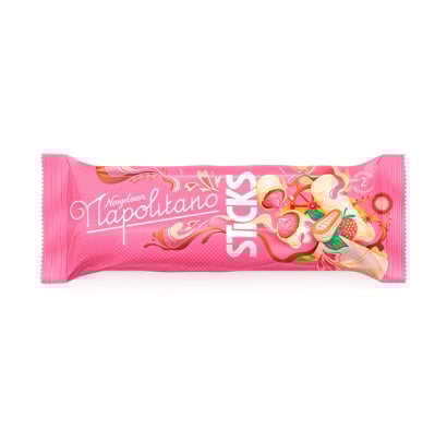 Barquillo Bibs Sticks Rellenos Napolitano 32 G