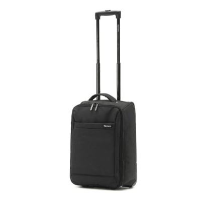 Valija De Tela Carry On Discovery Plegable Negro 50 X 35 X 21 Cm