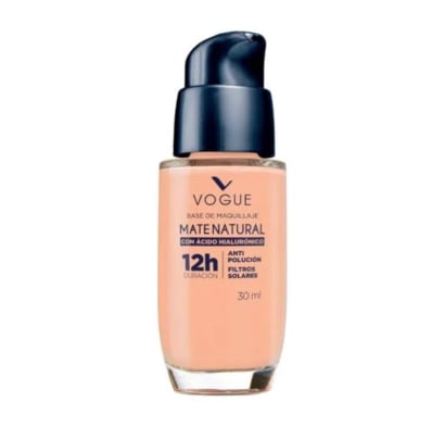 Base Vogue Mate Con Ácido Hialurónico 30 ml