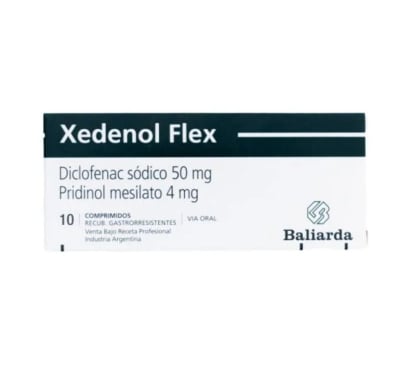 Xedenol Flex 50mg/4mg Comprimidos Recubiertos