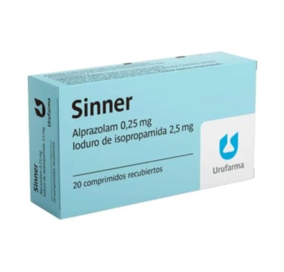 Sinner 0.25mg/2.5mg Comprimidos Recubiertos