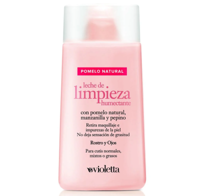 Leche De Limpieza Violetta Humectante Pomelo Natural 145 Ml