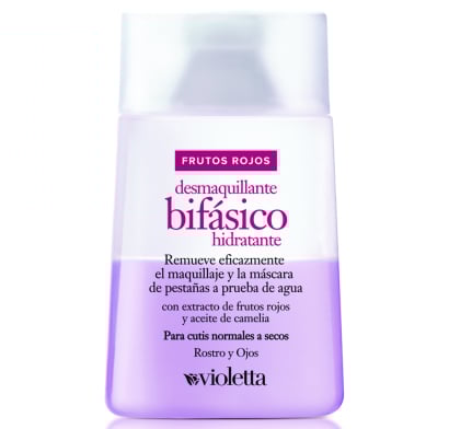 Desmaquillante Violetta Bifásico De Frutos Rojos 110 Ml