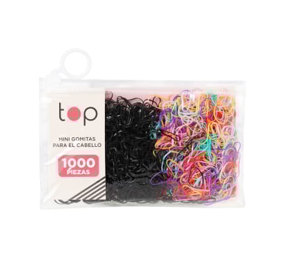 Gomitas Para El Pelo Top Combinadas 1000 Unidades