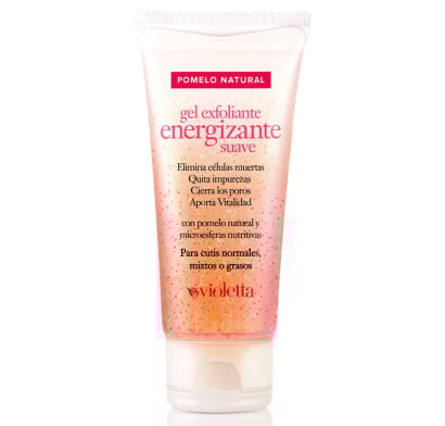 Gel Exfoliante Violetta Energizante Suave Pomelo Natural 100 G
