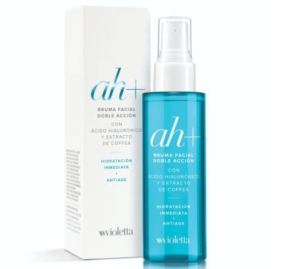 Bruma Facial Violetta Con ácido Hialurónico Doble Acción Ah+ 75 Ml
