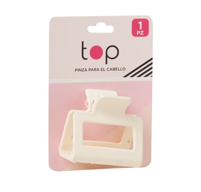 Pinza Para El Pelo Top Cuadrada Chica 1 Unidad Colores Surtidos