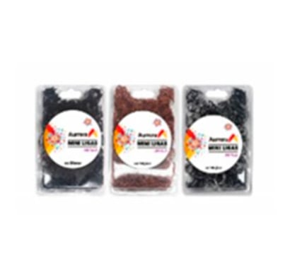 Mini Gomitas Para El Pelo Top 500 Unidades Colores Surtidos