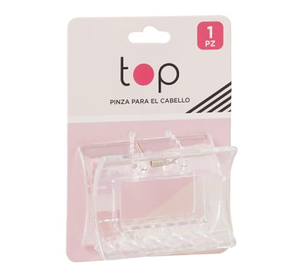 Pinza Para El Pelo Top Cuadrada 1 Unidad Colores Surtidos