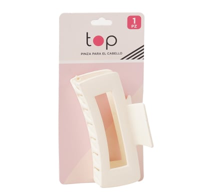 Pinza Para El Pelo Top Cuadrada 1 Unidad Colores Surtidos