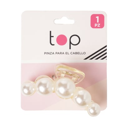 Pinza Para El Pelo Top Con Perlas 1 Unidad