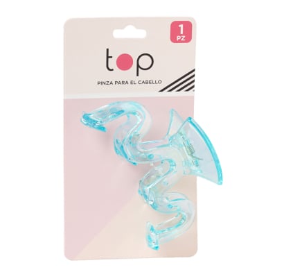Pinza Para El Pelo Top Ondas Tornasol 1 Unidad Colores Surtidos