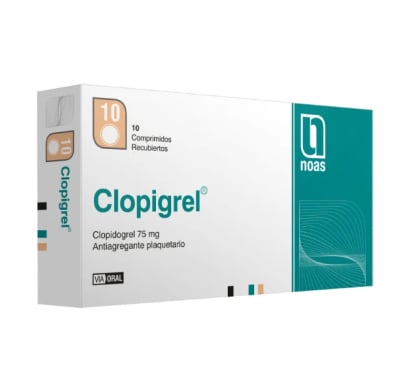 Clopigrel 75 mg Comprimidos Recubiertos