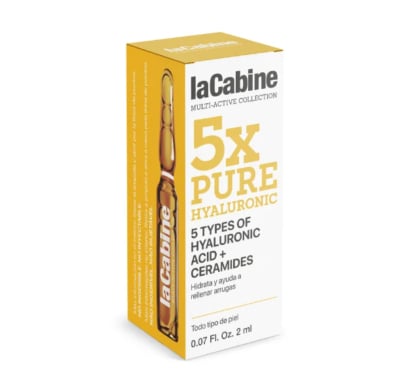 Ampollas La Cabine Con ácido Hialurónico 5x Pure 2 Ml