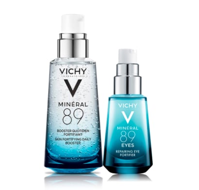 Combo Vichy Mineral 89 Sérum 50 ml + Contorno de ojos 15 ml