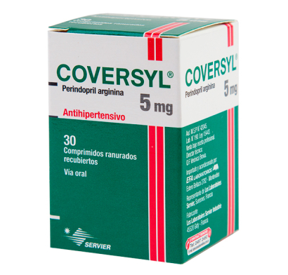 Coversyl 5 mg Comprimidos Ranurados Recubiertos