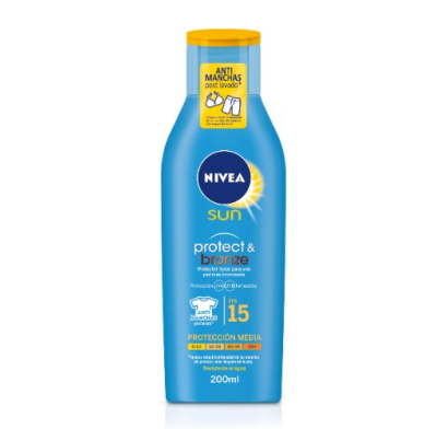 Protector Solar Nivea Sun Protect & Bronze 200 Ml
