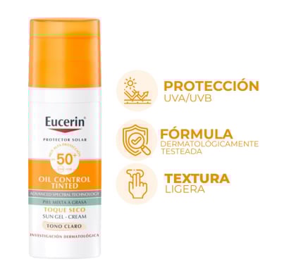 Protector Solar Eucerin Toque Seco Fps50 50 Ml