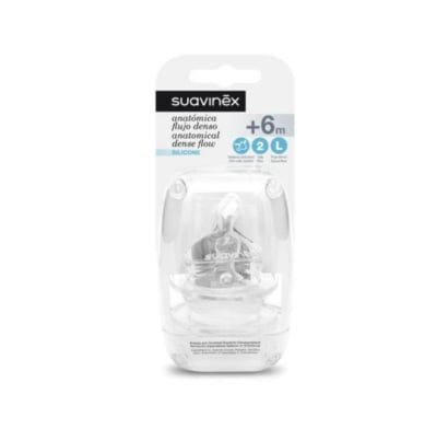Tetinas Suavinex Anatómica Silicona 2 Unidades