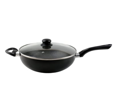 Wok Cuori Modelo Black Interior Antiadherente 28 Cm