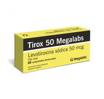 Tirox 50 mcg Comprimidos