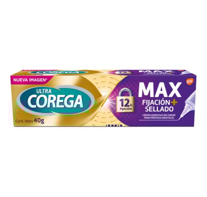 Adhesivo Dental Corega Max Fijación 40 G