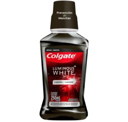 Enjuague Bucal Colgate Luminous White Carbón