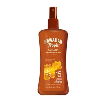 Aceite Hawaiian Tropic Bronceador 