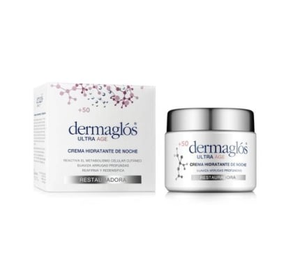 Crema Dermaglós Ultra Age Hidratante Noche 50 g
