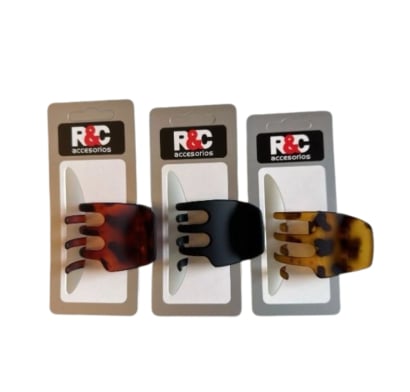 Pinza Para El Pelo R&c Manuel 1 Unidad Colores Surtidos