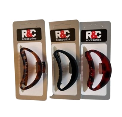 Pinza Para El Pelo R&c Sonrisa 1 Unidad Colores Surtidos