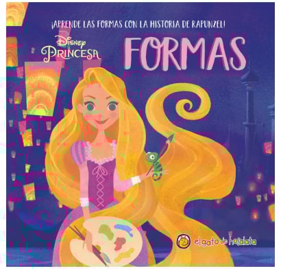 Libro Infantil Princesas Y Palabras Formas Rapunzel