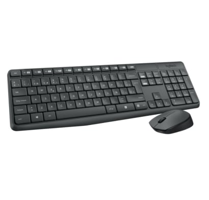 Teclado Inalámbrico Logitech Mk235 Negro