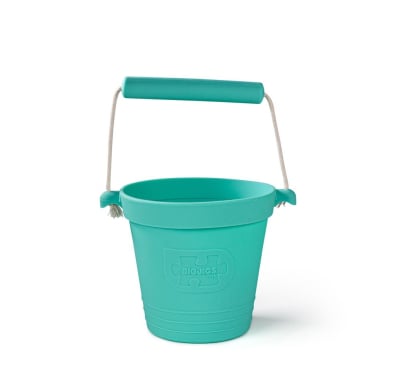 Bigjigs Balde De Playa Silicona Turquesa
