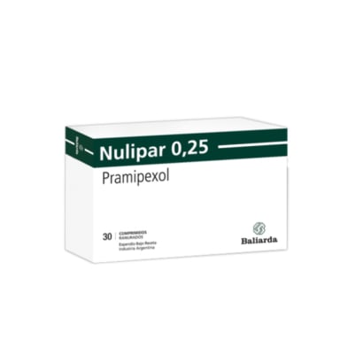 Nulipar 0.25 Mg 30 Comprimidos Ranurados