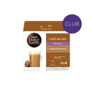 Cápsulas De Café Dolce Gusto Café Con Leche Descremada 10 Unidades