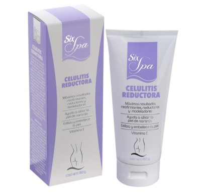 Crema Corporal Six Spa Reductora De Cellulitis 180 G