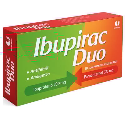 Ibupirac Duo 325 Mg / 200 Mg 10 Comprimidos Recubiertos 