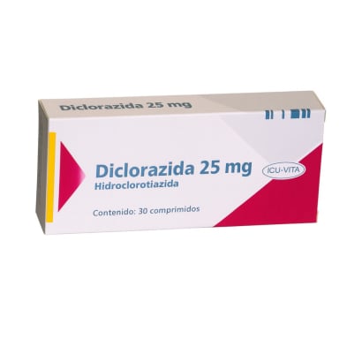 Diclorazida 25 mg 30 Comprimidos