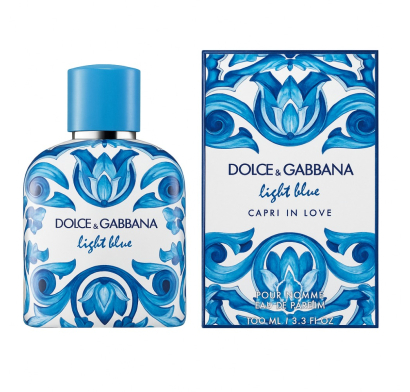 Perfume Dolce & Gabbana Light Blue Capri In Love Pour Men Edp 100 Ml