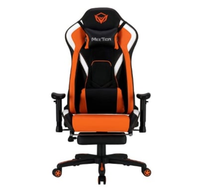 Silla Gamer Meetion Mt-chr22 Negra y Naranja