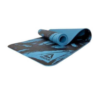 Colchoneta Reebok Yoga Mat 4 Mm Azul Camuflada